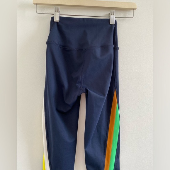Splits59 Pierce High Waist Techflex 7/8 Legging Indigo, Copper & Yellow Size XS - Picture 9 of 11